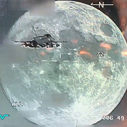 F-16daki Sniper Poda yansıyan muhteşem görüntüler