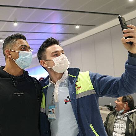 Galatasarayın yeni transferi Mostafa Mohamed İstanbulda