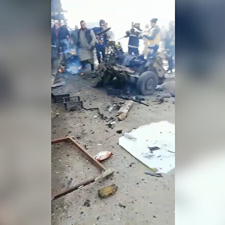 Çobanbeyde PKK/YPGden hain saldırı: Bomba yüklü araçla yapılan terör saldırısında 1 kişi öldü, 4 kişi yaralandı