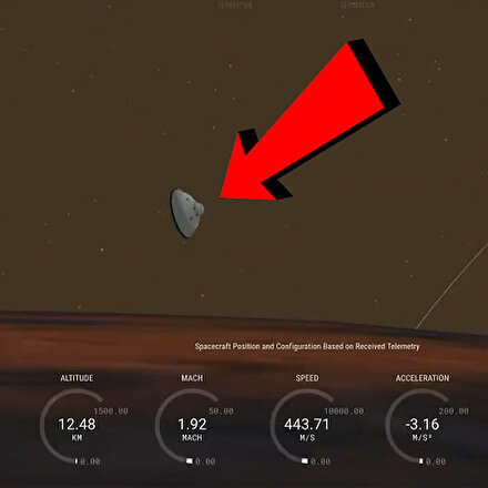 NASAnın uzay aracı Perseverance Marsa iniş yaptı