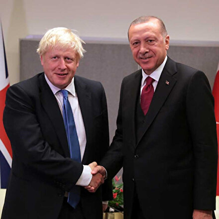Cumhurbaşkanı Erdoğan İngiltere Başbakanı Johnson ile görüştü