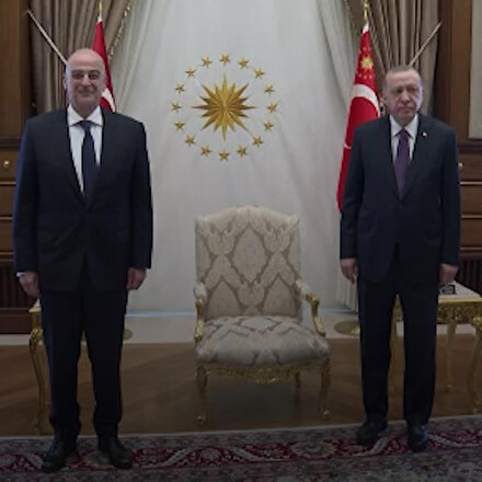 Cumhurbaşkanı Erdoğan, Yunanistan Dışişleri Bakanı Dendiası kabul etti
