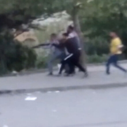 Tekirdağda husumetli iki grup arasında silahlı kavga kamerada