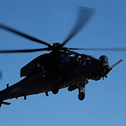 Emniyet Genel Müdürlüğüne teslim edilen yeni Atak helikopterleri göreve hazır