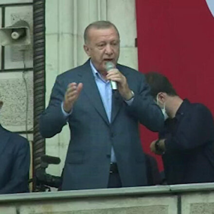 Cumhurbaşkanı Erdoğan sel felaketinin yaşandığı Artvinde konuştu: Ödemeler en kısa sürede yapılacak