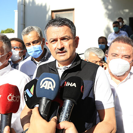 Bakan Bekir Pakdemirli: Manavgattaki yangınla ilgili kundaklama şüphesi araştırılıyor