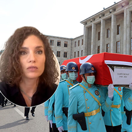 Nevşin Mengü babasının cenazesindeki tören birliğinden rahatsız oldu: Önceden askerler vardı güzeldi bu olmamış yani