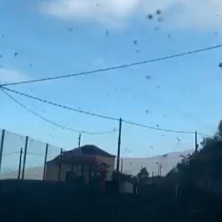 İspanyanın La Palma Adasında gökyüzünden kül yağıyor