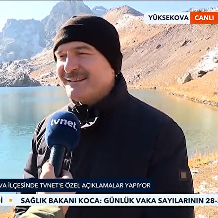 Bakan Soylu terörden temizlenen bölgede TVNETe konuştu: Hem Hakkari için hem Türkiye için her şey yeniden başlıyor