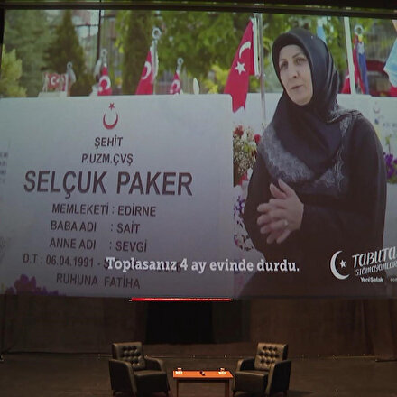 Tabuta Sığmayanlar programı gençler ile buluştu: Şehit Selçuk Paker yad edildi