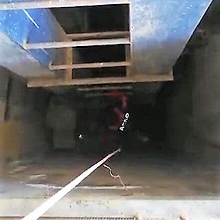 Diyarbakırda 5 metrelik kuyuya düşen yavru tilkiyi AFAD kurtardı