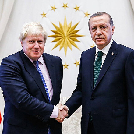 Cumhurbaşkanı Erdoğan İngiltere Başbakanı Johnson ile görüştü