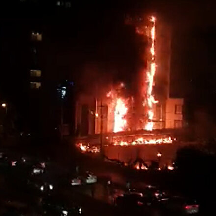 Erbil’deki bir otelde yangın çıktı