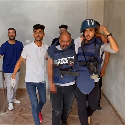 İşgalci İsrail askerleri yine sivilleri hedef aldı: Bir ölü, 2si kameraman 4 Filistinli yaralı