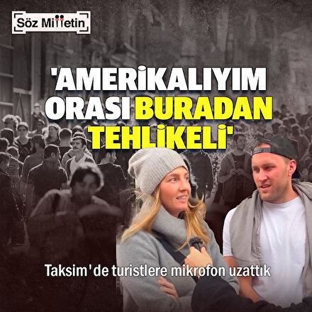 ABDli turist İstiklal Caddesinden böyle seslendi: Korkmuyorum Amerika ve silahları daha tehlikeli