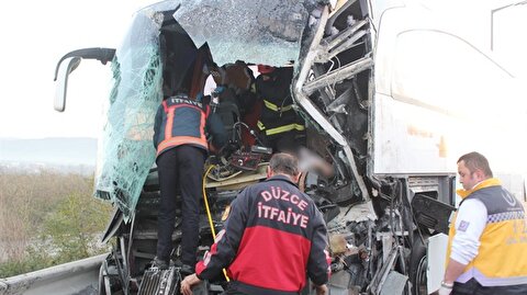 Duzce De Otobus Kazasi 1 Olu 10 Yarali Duzce Haberleri