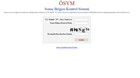 Sonuc Osym Gov Tr Osym Ygs Sonuclari Aciklandi 2017 Ygs Sonuclari