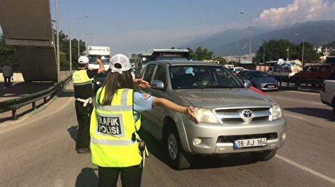 Bursa Da Kamyonlara Ceza Yagdi Bursa Haberleri