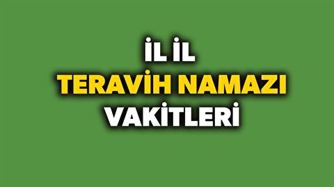 Teravih Namazi Vakitleri Teravih Namazi Saat Kacta