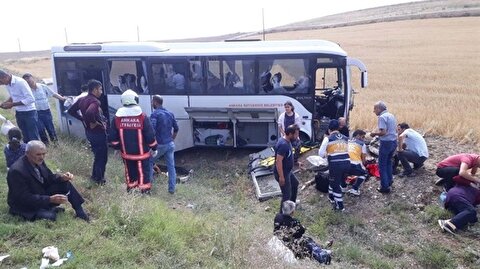 Son Dakika Ankara Da Otobus Kazasi 1 Olu 16 Yarali