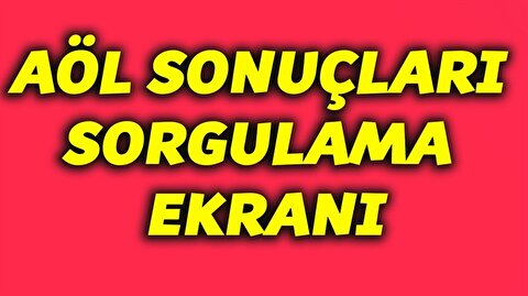 Meb Giris Aolweb Aol Meb Gov Tr Aol Sonuclari Sorgulama Ekrani