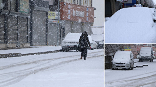 Kar kalınlığı 35 santimetreye ulaştı: 152 yerleşim yerinin yolu kardan kapandı