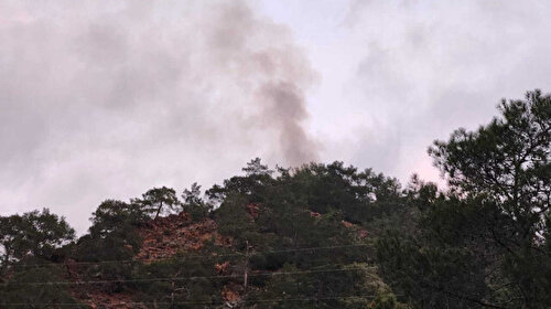 Antalya'nın Kemer ilçesinde orman yangını