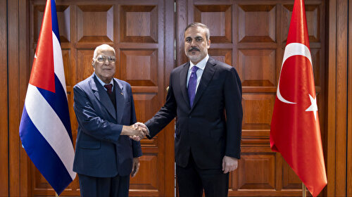 Bakan Fidan Küba Başbakan Yardımcısı Ruiz'le görüştü