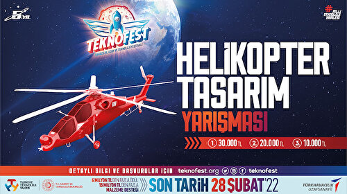 TEKNOFEST kapsamındaki Helikopter Tasarım Yarışması başvuruya açıldı