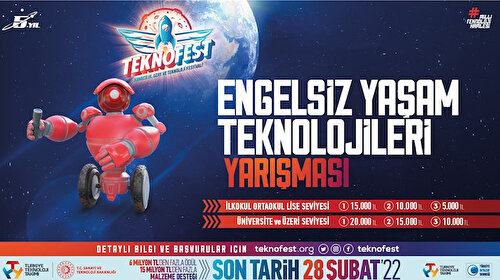 Engelleri ortadan kaldıracak teknolojiler TEKNOFEST’te yarışıyor