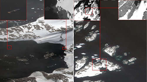 Göktürk-1 uydusu Antarktika'daki adaları görüntüledi