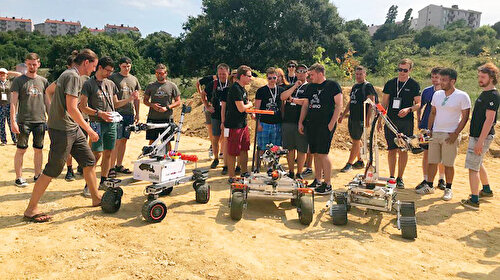 İstanbul Teknik Üniversitesinde robot festivali: Ay yüzeyinde yarıştılar