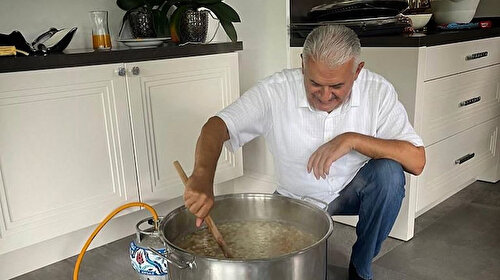 Binali Yıldırım'dan aşure paylaşımı