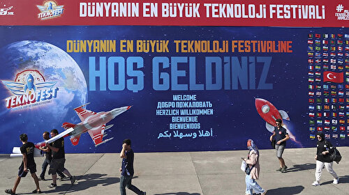 Avrupa’nın dört bir yanından gençler TEKNOFEST’e geldi