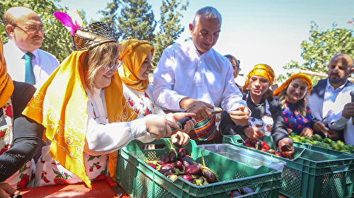 Gastroantep festivali antepfıstığı hasadı ve şifre yapımıyla başladı