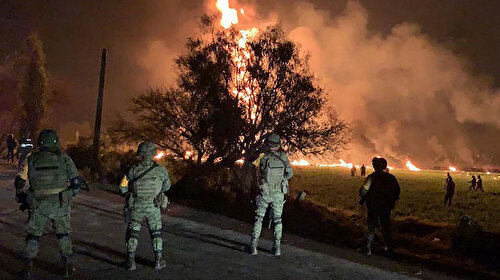 Meksika'da doğal gaz boru hattında patlama: kasaba tahliye edildi