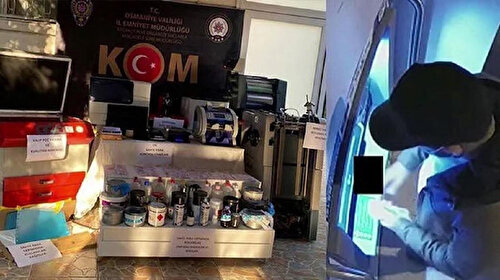 Osmaniye'de ATM'den geçen sahte para basan 3 kişi gözaltına alındı