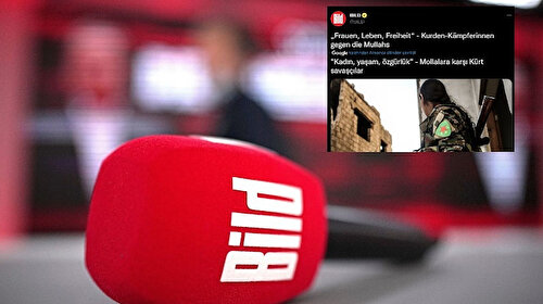 Alman Bild gazetesi terör örgütü PKK'nın sözde yöneticisinin röportajını 'kadın yaşam özgürlük' başlığıyla servis etti