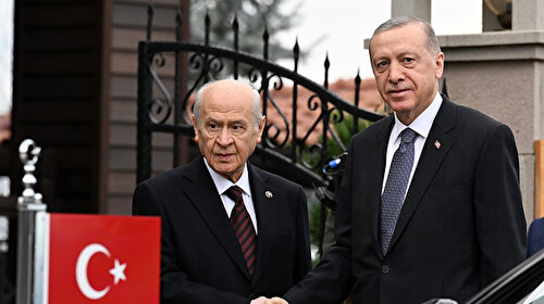 Cumhurbaşkanı Erdoğan Devlet Bahçeli ile görüşüyor