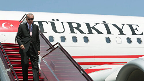 Cumhurbaşkanı Erdoğan Türkmenistan'da