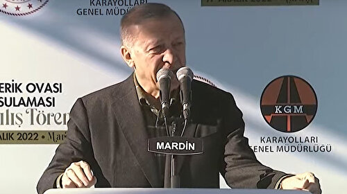 Cumhurbaşkanı Erdoğan Mardin'deki toplu açılış töreninde: Bugün üç petrol kuyumuzun açılışını gerçekleştiriyoruz