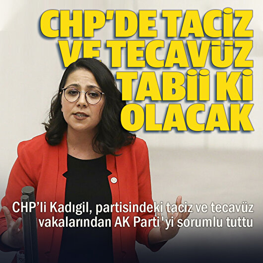 CHP Milletvekili Sera Kadıgil: CHP’de taciz ve tecavüz tabii ki olacak