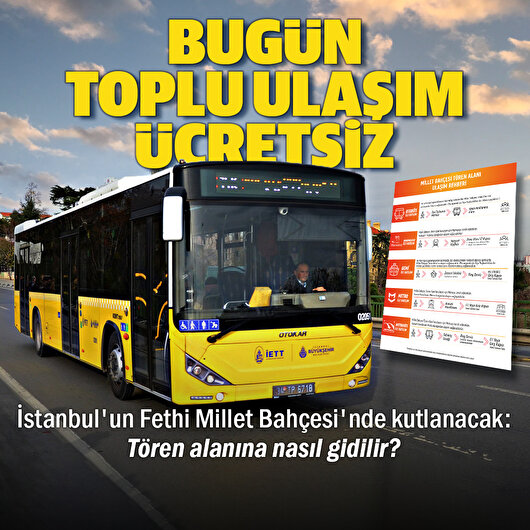 Bugün toplu ulaşım ücretsiz: Atatürk Havalimanı Millet Bahçesi'ne nasıl gidilir?