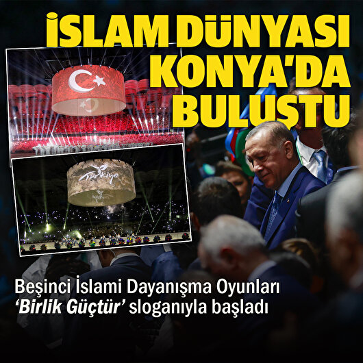 5. İslami Dayanışma Oyunları 'Birlik Güçtür' sloganıyla Konya'da başladı