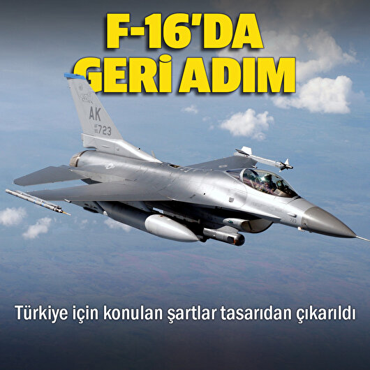 F-16'da geri adım