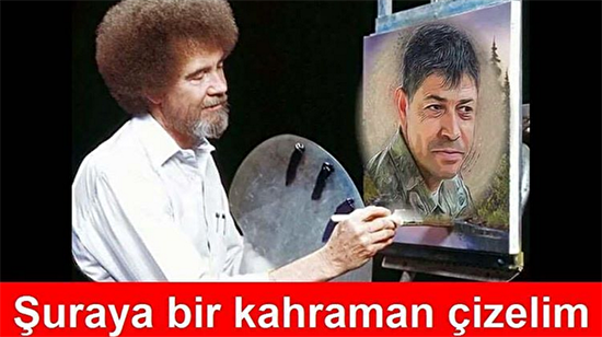 Belki şurada duyguları resmeden bir amca vardır