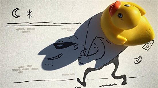 Gölgelerin gücü adına çizilen 15 mini sanat eseri