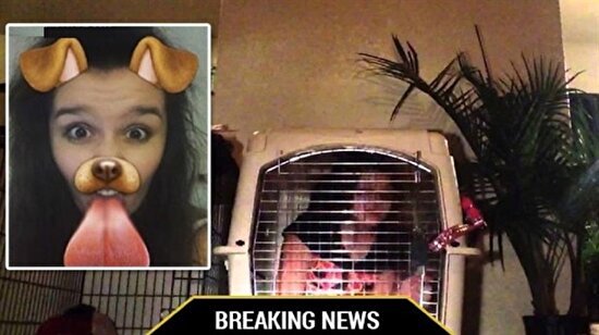 Kızını kafese kapattı: Snapchat yüzünden insanlıktan çıkan baba