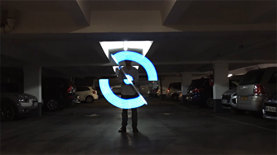 Ev yapımı ışık sanatı