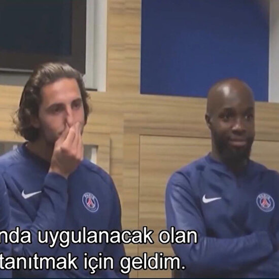 Kamera Şakası: Paris Saint Germain oyuncuları şoke oldu